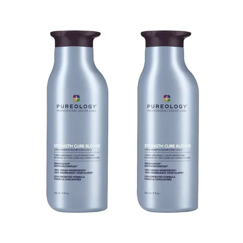 Pureology Strength Cure Blonde Shampoo 266ml Double – image 1