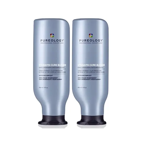 Pureology Strength Cure Blonde Conditioner 266ml Double – image 1
