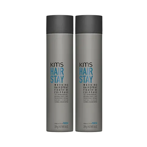 KMS HairStay Working Hairspray 239g Double – image 1
