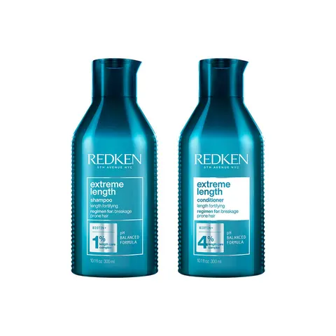 Redken Extreme Length Shampoo 300ml & Conditioner 300ml Duo – image 1