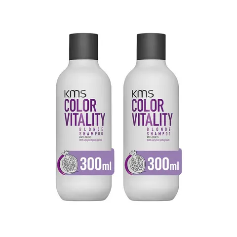 KMS Color Vitality Blonde Shampoo 300ml Double – image 1
