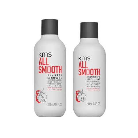KMS All Smooth Shampoo 300ml & All Smooth Conditioner 250ml Duo – image 1