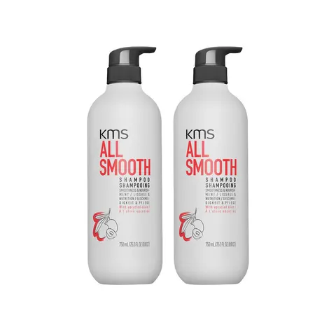KMS All Smooth Shampoo 750ml Double – image 1