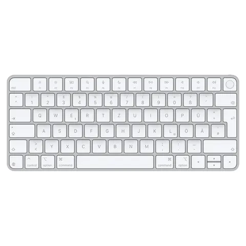 Apple Magic Keyboard mit Touch ID, Deutsch – Silber – Bild 1