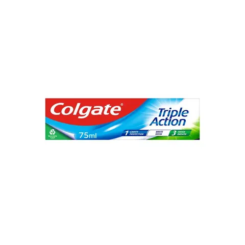 Colgate Toothpaste Triple Action 75ml (Pack of 6) – image 1