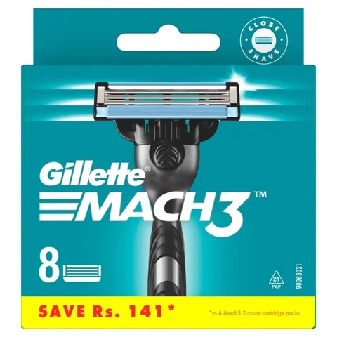 Gillette Mach 3 Razor (Pack of 8) – image 1