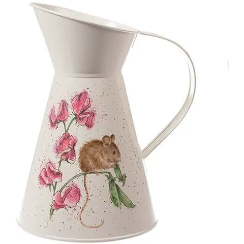Wrendale Designs 'The Pea Thief' Mouse Flower Jug – image 1