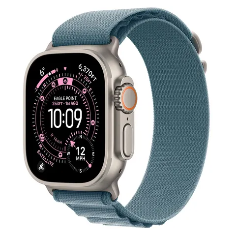 Apple Watch Ultra 3 GPS+Cell 49mm Light Blue Alpine Loop - L – Blue Large – image 1