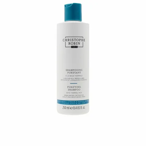 250ml Christophe Robin Purifying Shampoo with Thermal Mud – immagine 1