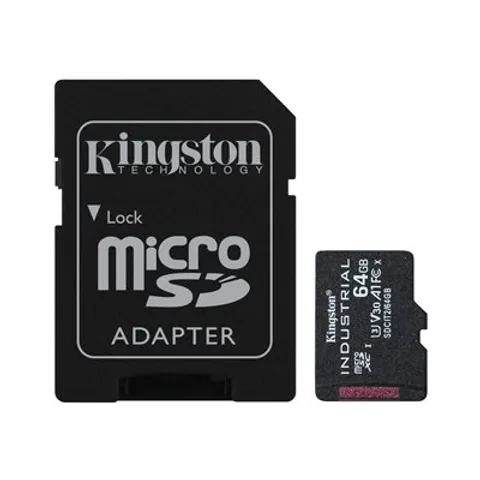 KINGSTON 64GB microSDXC Industrial C10 – Bild 1
