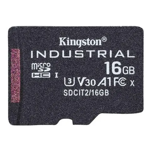 SDCIT2/16GBSP - microSDHC memory card 16 GB, Kingston Industrial – image 1
