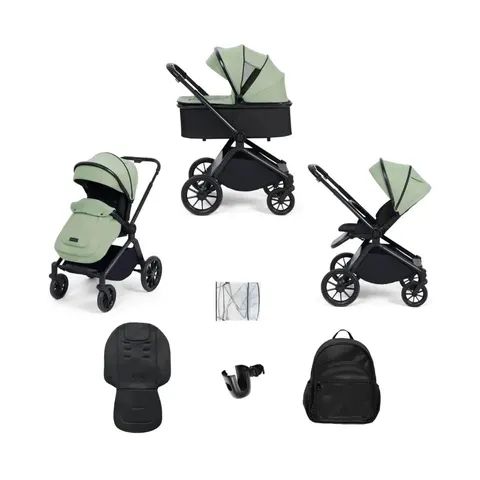Ickle Bubba Altima Pram 9 pcs - Sage Green – image 1