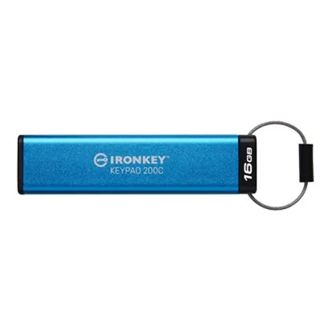 KINGSTON 16GB USB-C IronKey Keypad 200C – Bild 1