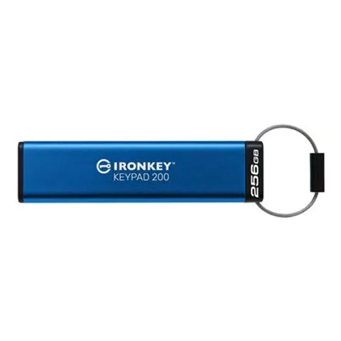 USB-Stick 256GB Kingston IronKey Keypad 200 retail – Bild 1