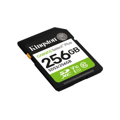 Kingston Technology 256GB SDXC Canvas Select Plus Gen3 150MB/s C10 UHS – image 1