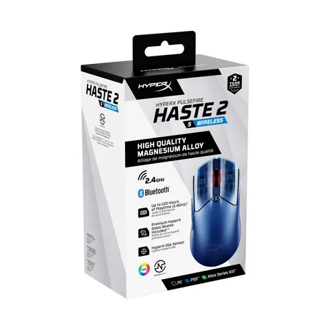 Mysz Hyperx Pulsefire Haste 2 S Ciemnoniebieska – zdjęcie 1