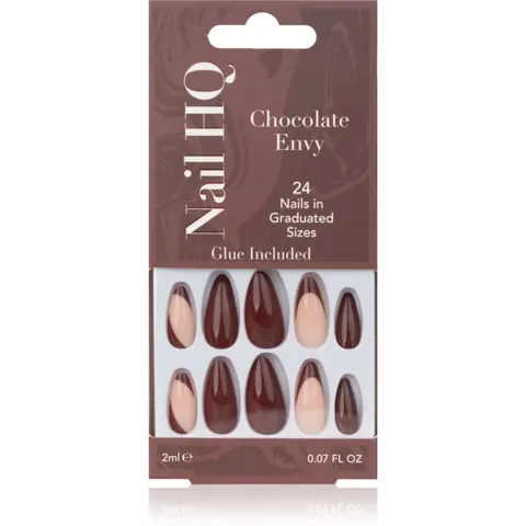 Nail HQ Chocolate Envy Almond Nails – image 1