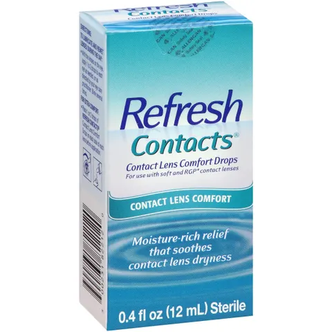 Refresh Contacts Lubricant Eye Drops, 0.4 fl. Oz. – image 1