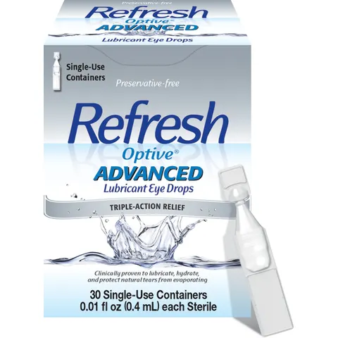 Refresh Optive Adv Pf Eye Size 30ct Refresh Optive Advanced Preservative Free Eye Drops – image 1