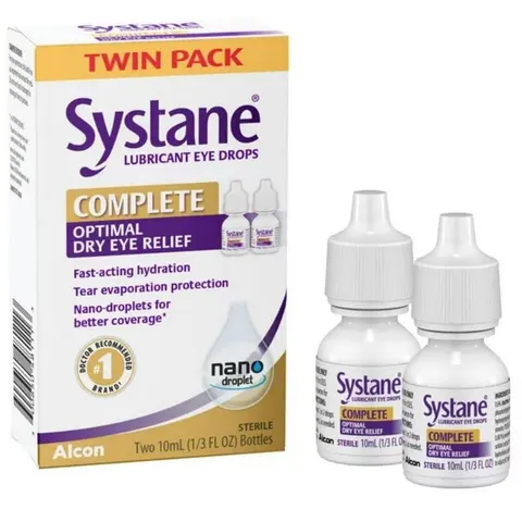 Systane Complete Lubricant Eye Drops, 2x10mL TWIN – image 1