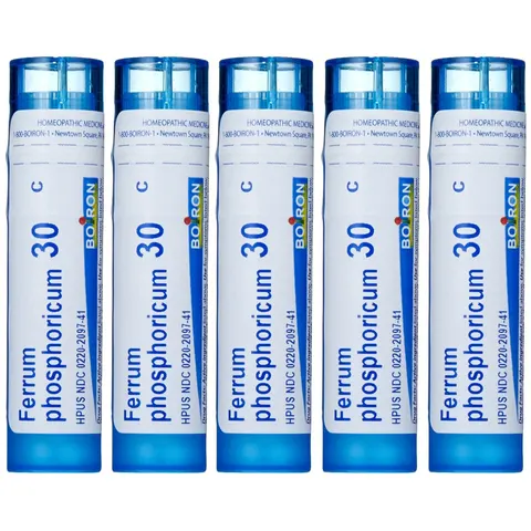 Boiron, Ferrum Phosphoricum, 30C, 80 Pellets – image 1