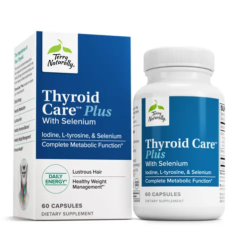 Terry Naturally, Thyroid Care Plus with Selenium, 60 Capsules – image 1