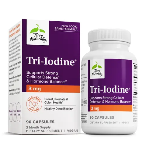 Terry Naturally, Tri-Iodine, 3 mg, 90 Capsules – image 1