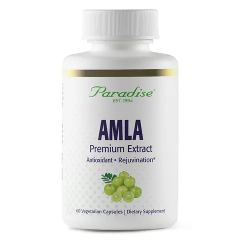 Paradise Herbs, Amla, 60 Vegetarian Capsules – image 1