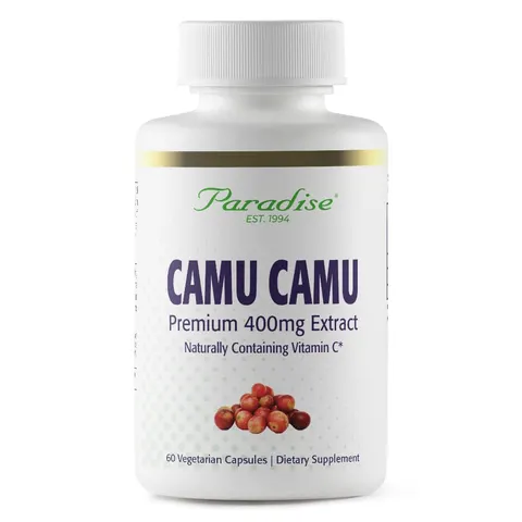 Paradise Herbs, Camu, 60 Vegetarian Capsules – image 1