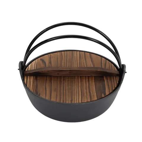 4L Cast Iron Nabe Pot with Double Handles – image 1