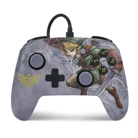 PowerA Nintendo Switch Enhanced Wired Zelda Controller-Valiant Link (Switch) Nieuw – afbeelding 1