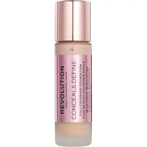 Revolution Make Up Conceal & Define full coverage foundation #F5 – imagen 1