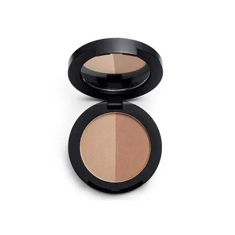 Makeup Revolution - Duo Wenkbrauwpoeder - Soft Brown – afbeelding 1
