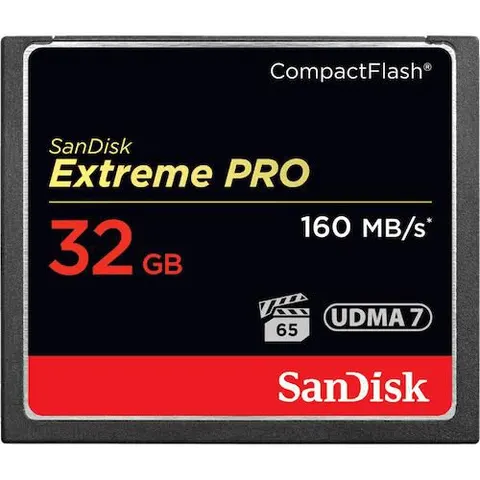 SanDisk Extreme PRO CompactFlash Speicherkarte 32GB – Bild 1