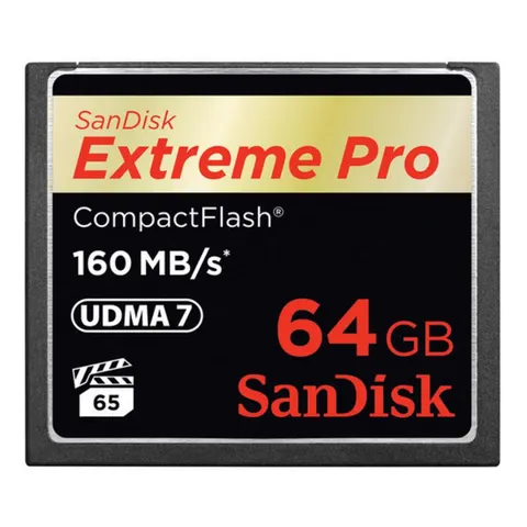 Sandisk 64GB Compact Flash Extreme Pro Cf +160MB/s – zdjęcie 1