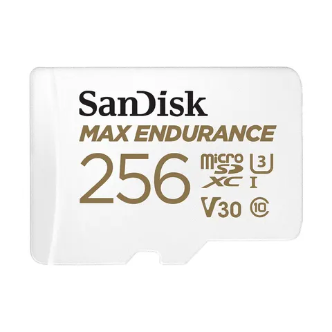 SANDISK MicroSDHC MAX Endurance 256GB incl SD adapter – afbeelding 1