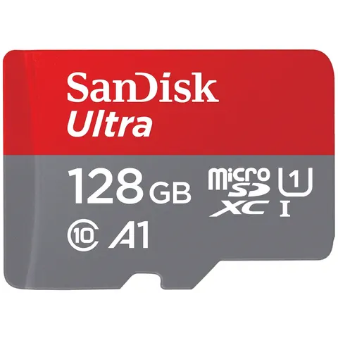 SanDisk Microsd Ultra A1 128gb + Adatt – immagine 1