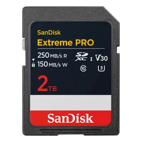 SanDisk Extreme PRO SDXC Speicherkarte 2 TB – Bild 1