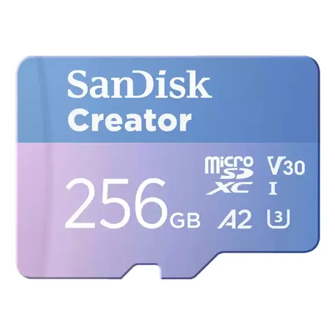 SanDisk Creator 256 GB MicroSDXC UHS-I Class 10 – image 1