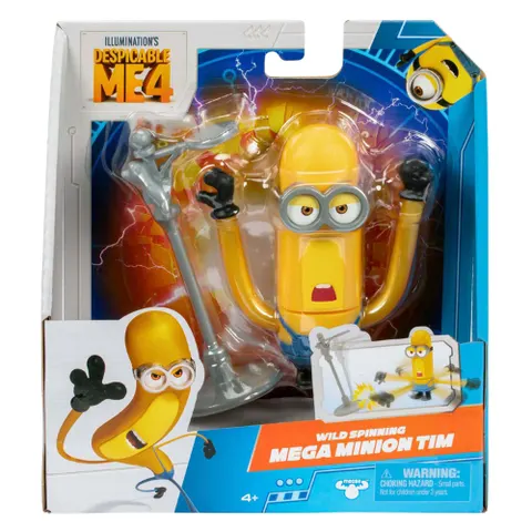Despicable Me 4 Wild Spinning Mega Minion Tim Actiefiguur – afbeelding 1