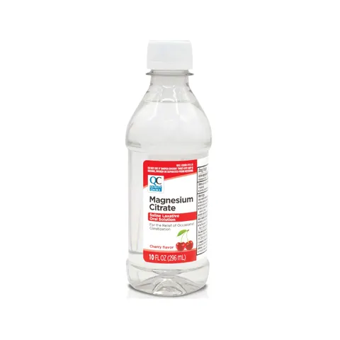 Quality Choice Magnesium Citrate 10oz Cherry – Saline Laxative – image 1