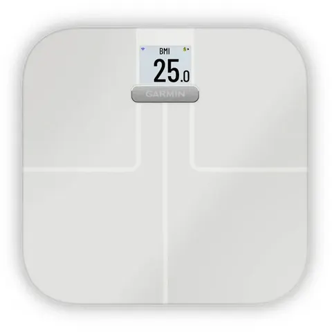 Garmin Index S2 Smart Scale, Weiß Körperanalysewaage – Bild 1