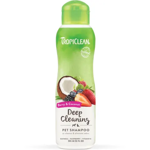 TropiClean Deep Cleansing Shampoo for Pets 355ml – image 1