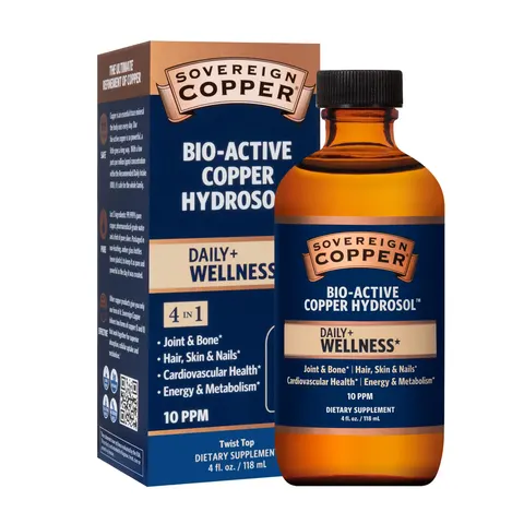 Sovereign Silver, Bio-Active Copper Hydrosol, 4 fl oz (118 ml) – image 1