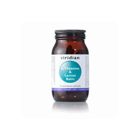 Viridian L-Theanine-Melissa 90 Vegetable Capsules – image 1