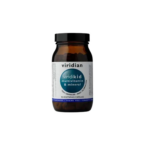 VIRIDIAN Viridikid Multivitamin Minerals 90caps – imagen 1