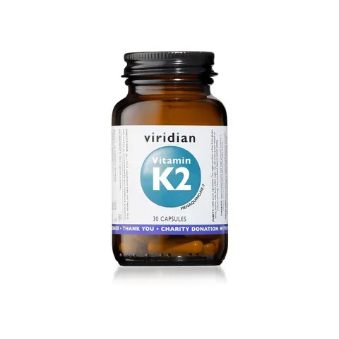 VIRIDIAN Vitamina K2 30caps – imagen 1