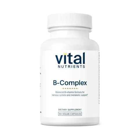Vital Nutrients, B-Complex, 60 Vegan Capsules – image 1
