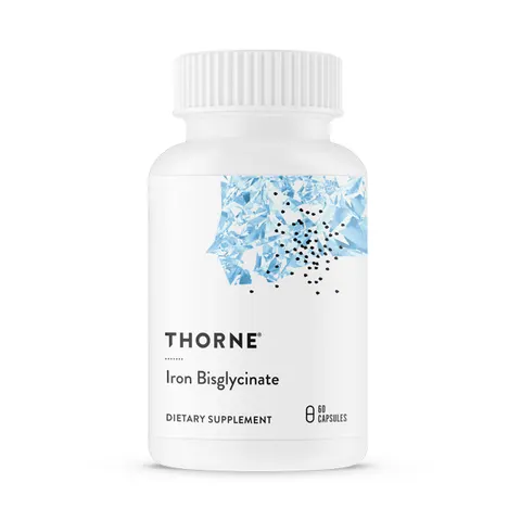 Thorne Research, Iron Bisglycinate, 60 Capsules – image 1