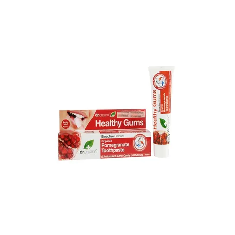 Dr Organic Pomegranate Toothpaste 100ml – image 1